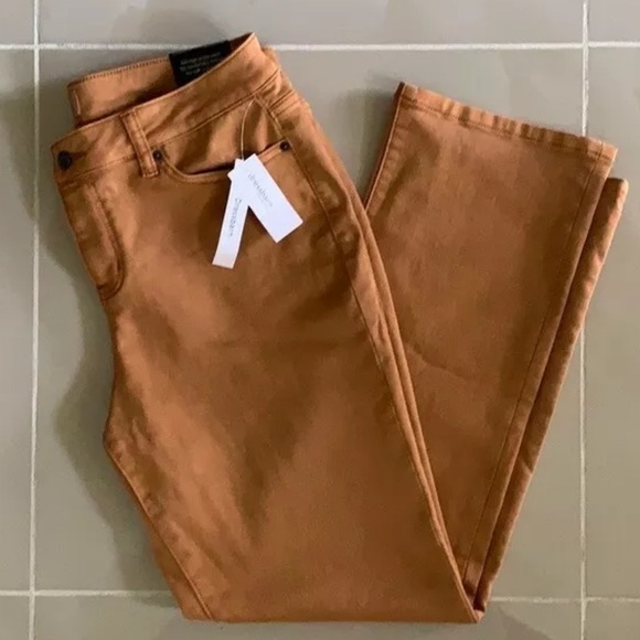 Plus Size Straight Leg All Day Stretch Color Jeans - Picture 3 of 4